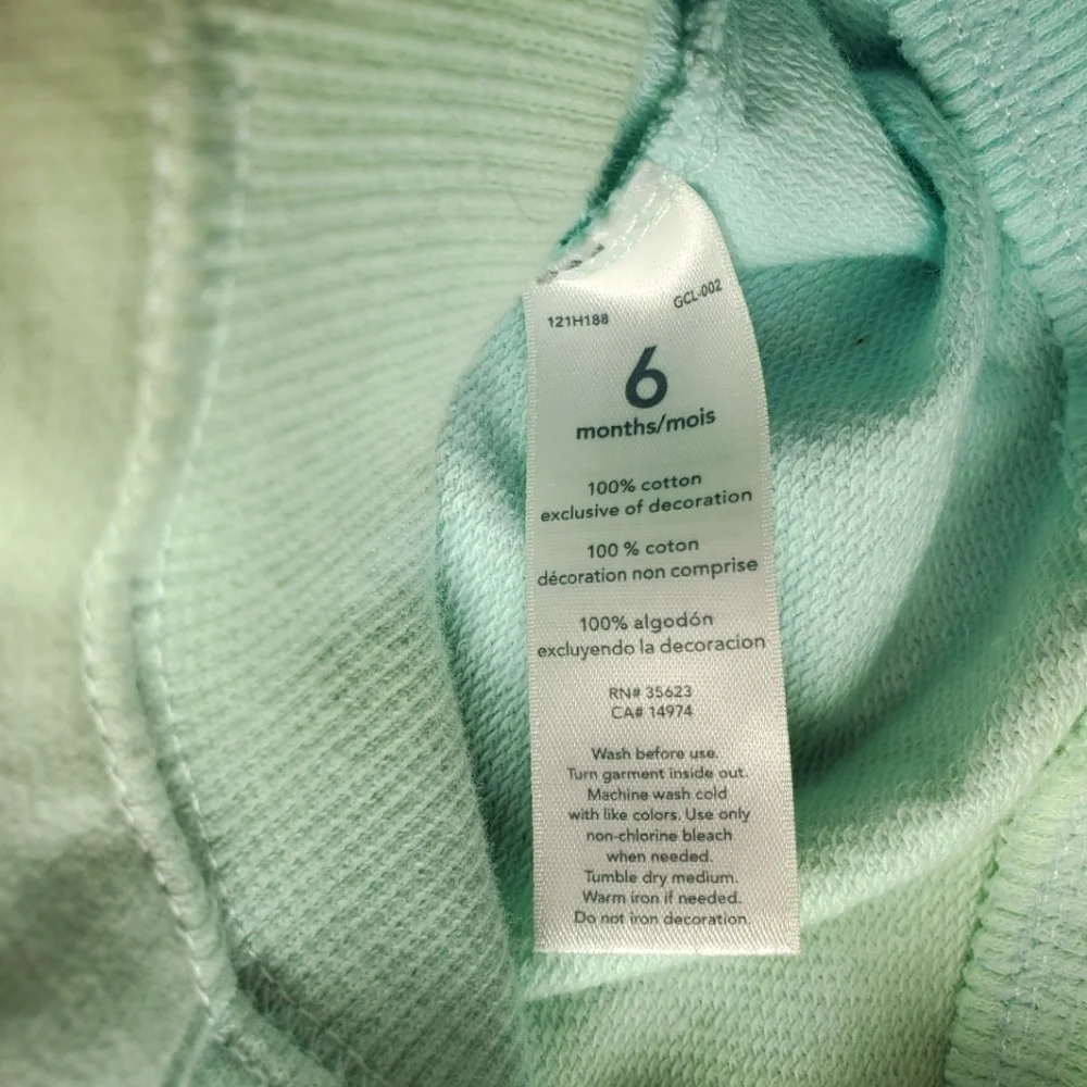 Carter's Size 6m Baby Boy Handsome Hooded Light Zip-up Jacket